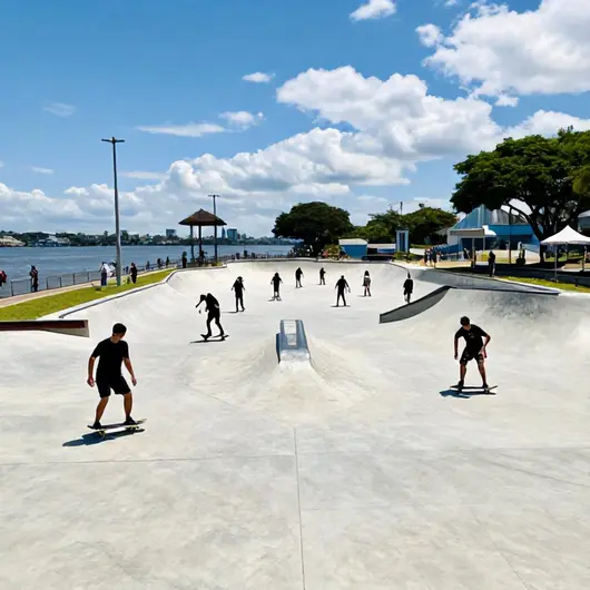 Atrações e Atividades na Megapista de Skate