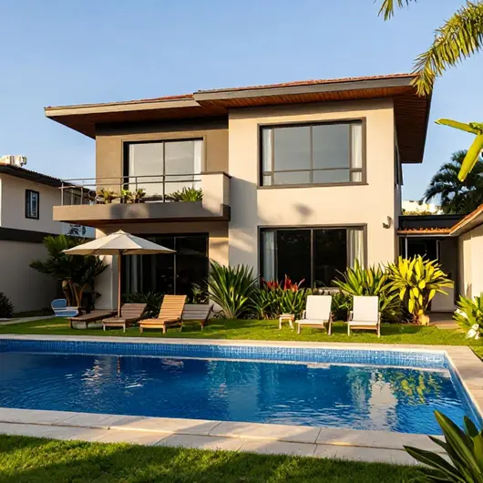 Casa dos sonhos com piscina