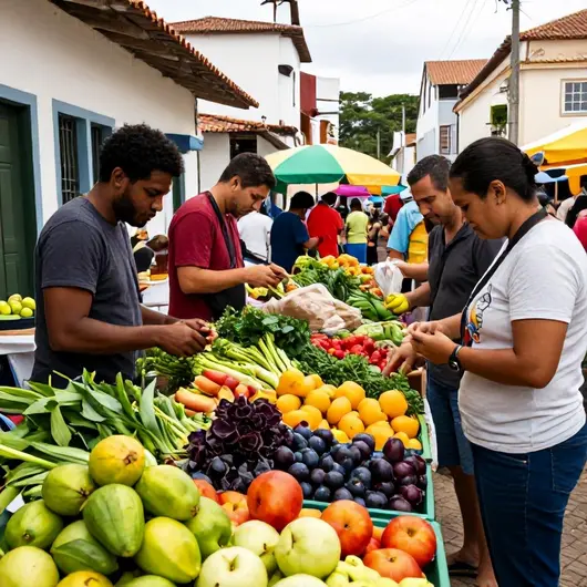 Explorando a Feira Ecológica do Bom Fim