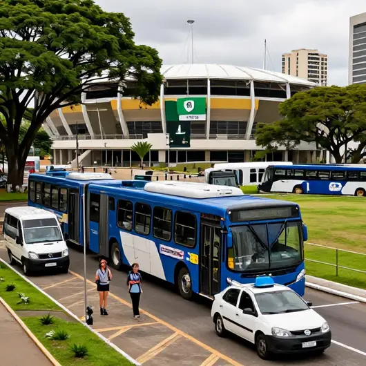 Melhores opções de transporte para os estádios em Porto Alegre