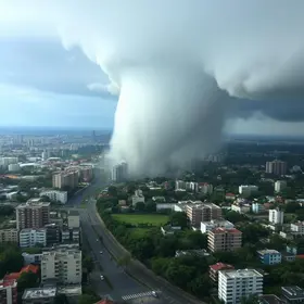 tornado em Porto Alegre