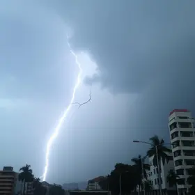 risco de temporais em Porto Alegre